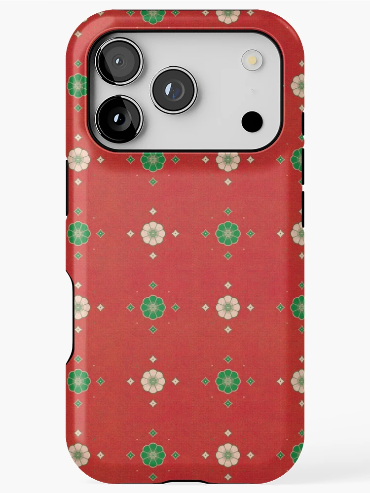 Thumbnail 1 of 4, iPhone Case, Retro flower pattern designed and sold by HomeofPatterns.