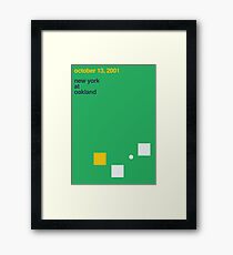 Derek Jeter Flip Play Framed Print