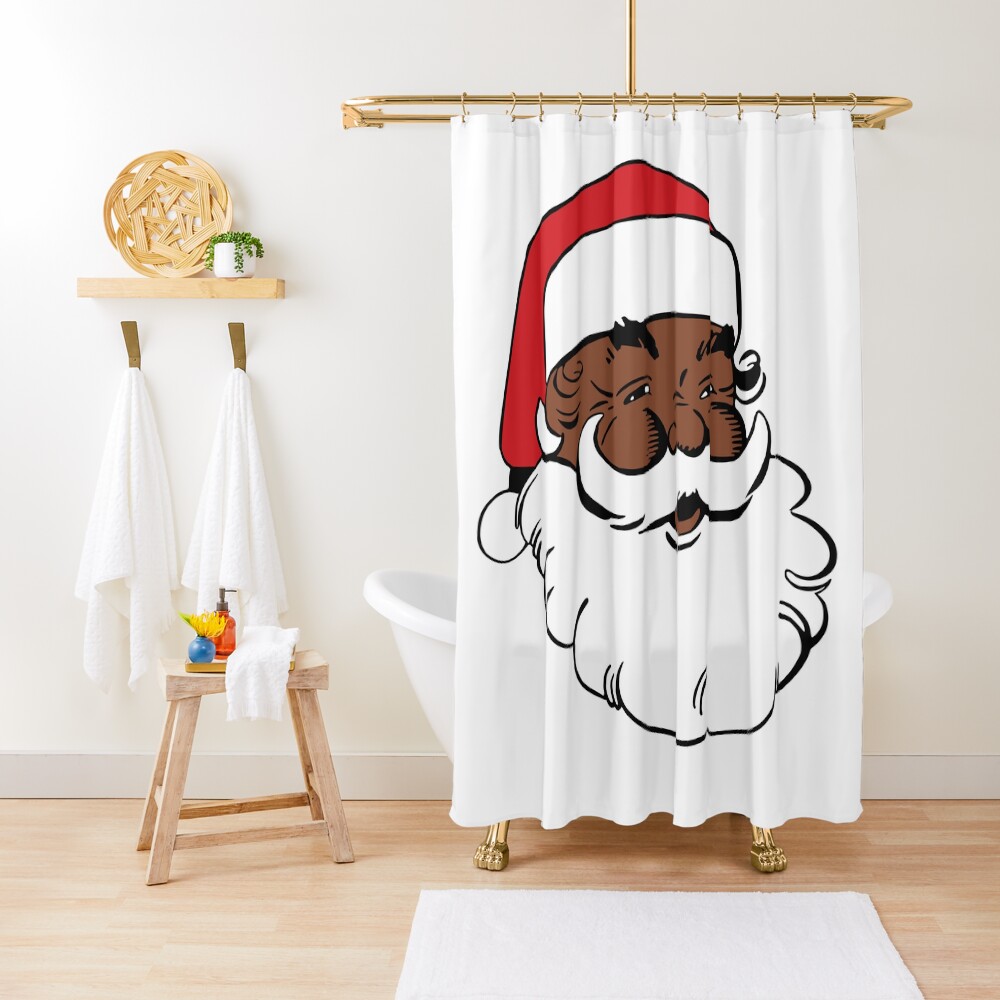 santa shower cap