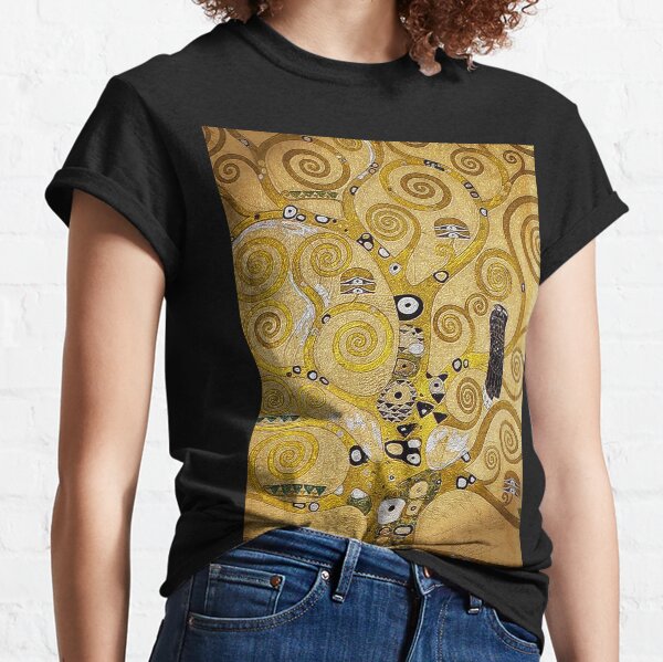 Gustav Klimt Búho en un árbol Camiseta clásica