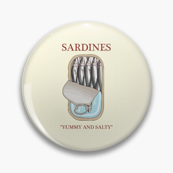 Item preview, Sardines Illustration designed and sold by Mathilde Sahlholdt Christensen.