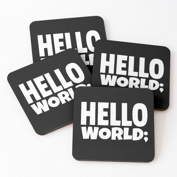 Item preview, Hello World; Bold Text designed and sold by jacks-tees.
