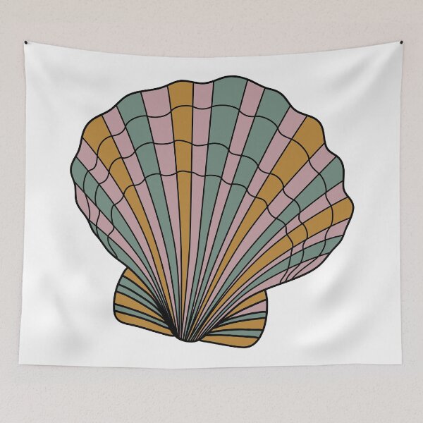 Item preview, Sea sheell, colorful and simple sticker   designed and sold by lilvisionaries.