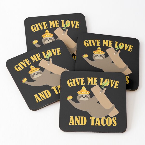 Item preview, Give Me Love And Tacos designed and sold by TooFlyDesign.
