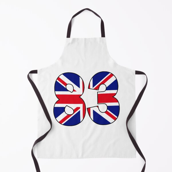 Item preview, Number 83 with UK flag on the background designed and sold by AllShirts21.