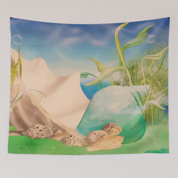 Item preview, A beautiful summer day - seashells designed and sold by harietteh.