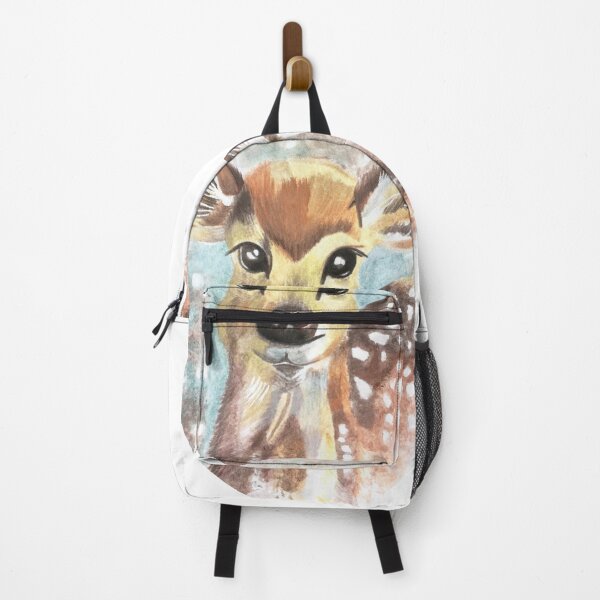Item preview, Roe deer portrait watercolor illustration. Little doe. designed and sold by Katine-Art.