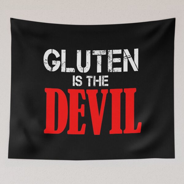 Item preview, Gluten Is The Devil designed and sold by TooFlyDesign.