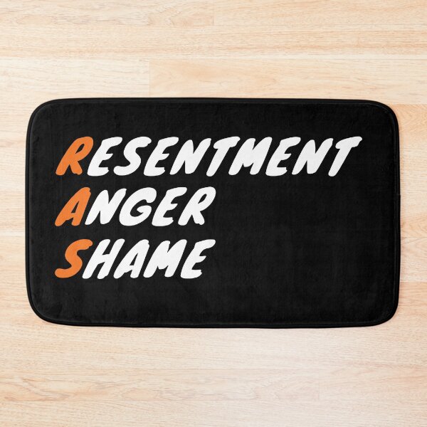 Item preview, RESENTMENT ANGER SHAME RAS Jay Mnet I-Land Iland Quote designed and sold by SugarSaint.