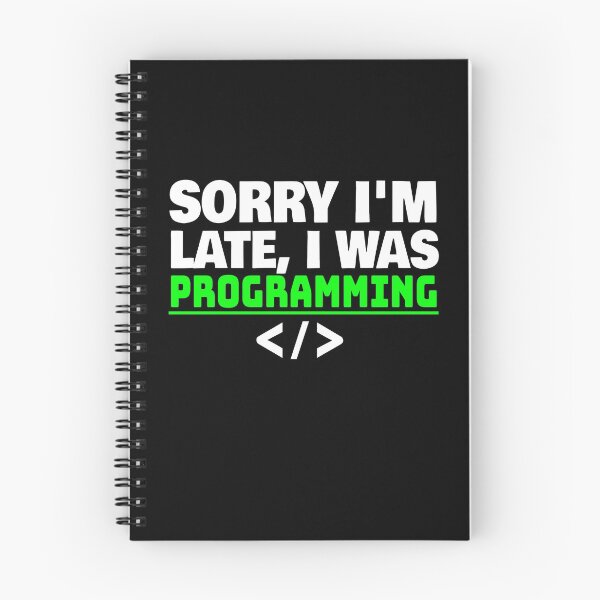 Aperçu de l'œuvre Désolé je suis en retard, je programmais créée et vendue par jacks-tees.
