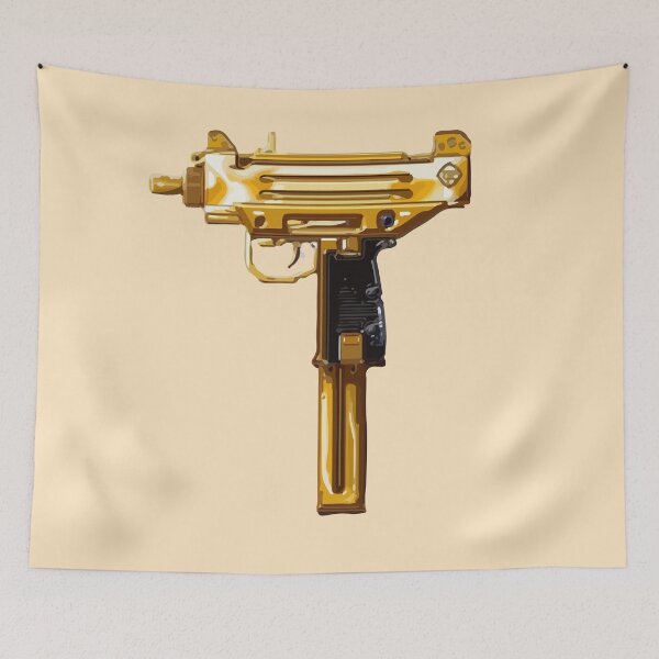 Item preview, Micro UZI illustration designed and sold by Shazmond.