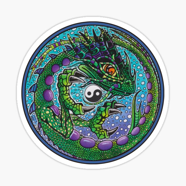 Water dragon (alpha) Sticker