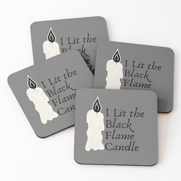 Item preview, Black Flame Candle designed and sold by MaryaMeerkat.