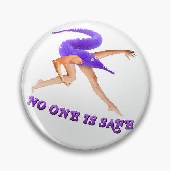 Worm on a String Time ~ Painting Aesthetic Cursed Collection ~ No One is Safe Set ~ Purple Pin