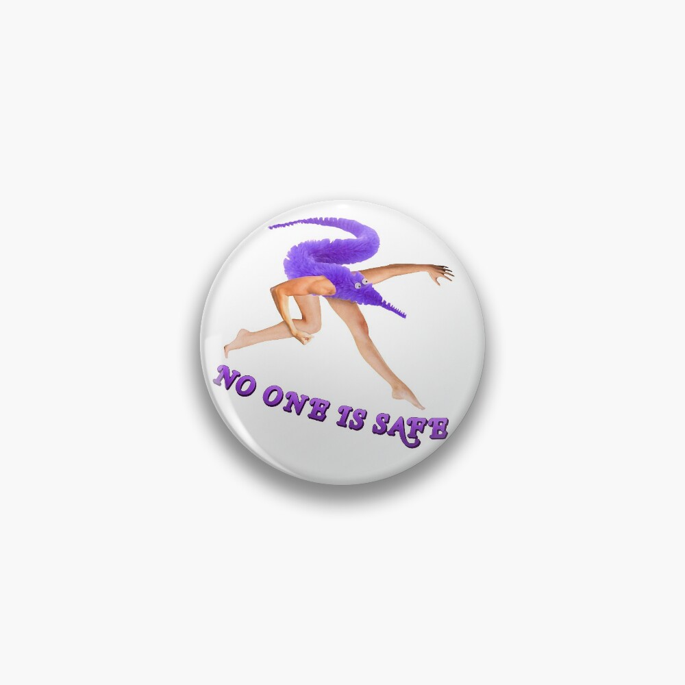 Worm on a String Time ~ Painting Aesthetic Cursed Collection ~ No One is Safe Set ~ Purple Pin