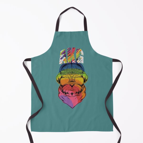 Item preview, AKG By Harman Design- AKG Audio Music Headphones- Colorful Rainbow Pug Music Lover designed and sold by EvaWolf.