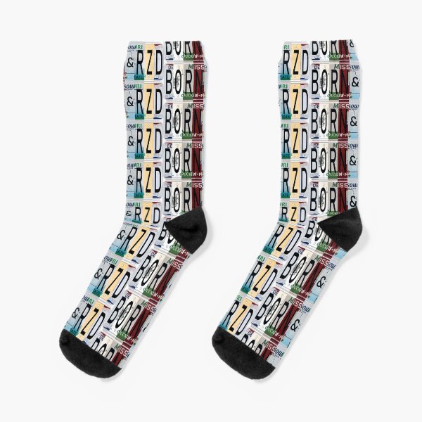 Missouri Born and Raised Socks