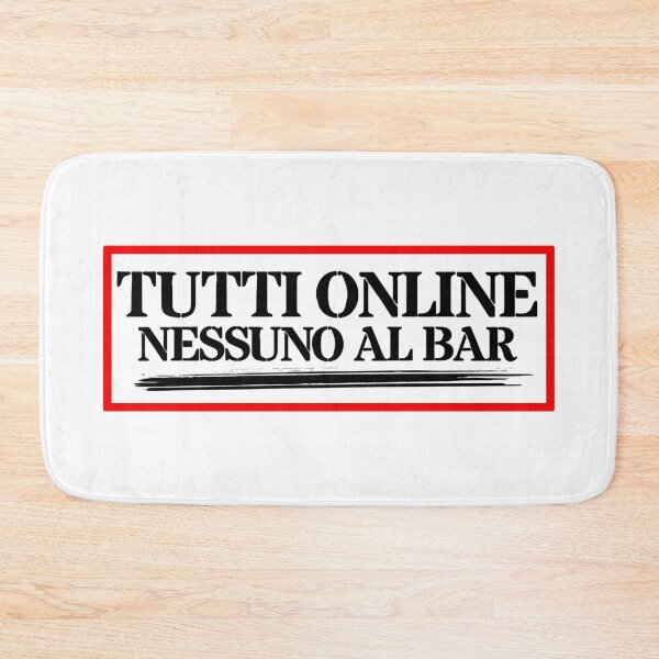 Artikelvorschau, Tutti online, nessuno al bar entworfen und verkauft von ivanvenerucci.
