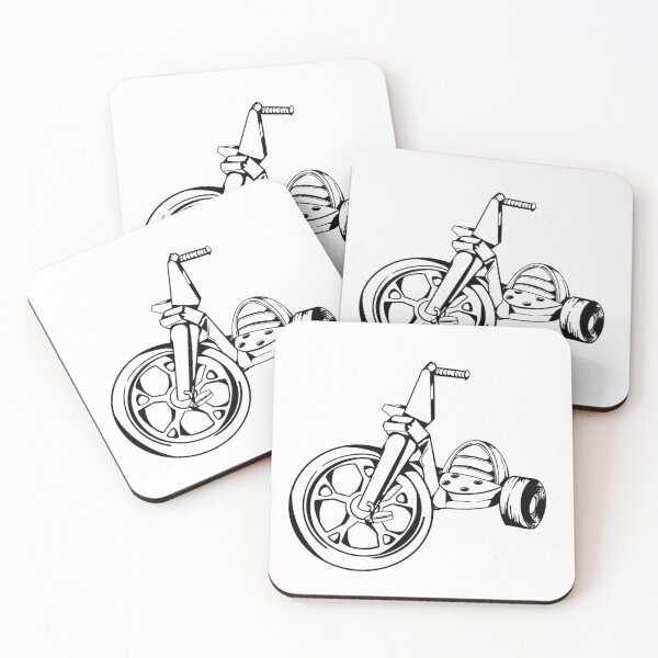 Item preview, Big Wheel (black and white) designed and sold by KeepingItCat.