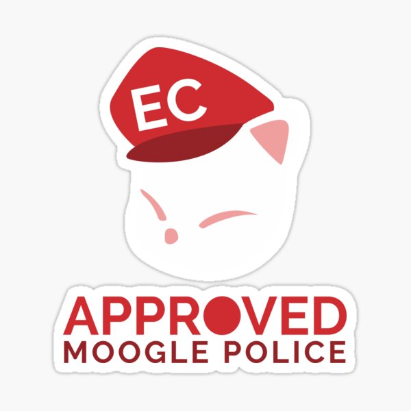 Moogle Police Approved Sticker