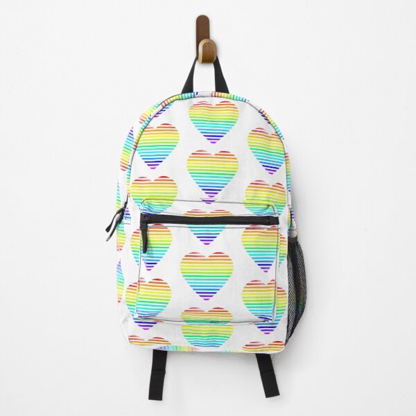 Item preview, Striped rainbow love heart designed and sold by EngineerGoC.