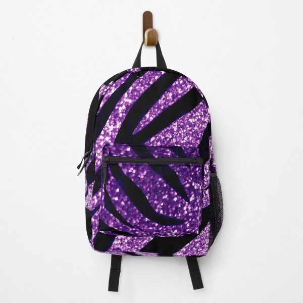 Item preview, Photographic Image of Purple Glitter Zebra Print designed and sold by CrazyCraftLady.