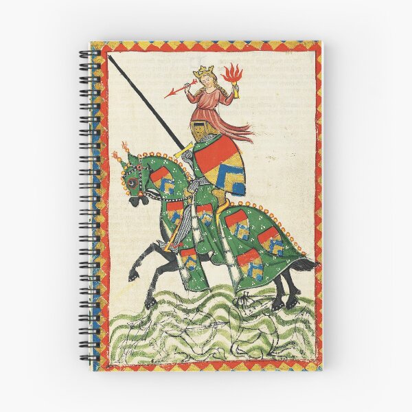 Item preview, MEDIEVAL KNIGHT HORSEBACK AND RED WILD ROSES designed and sold by BulganLumini.