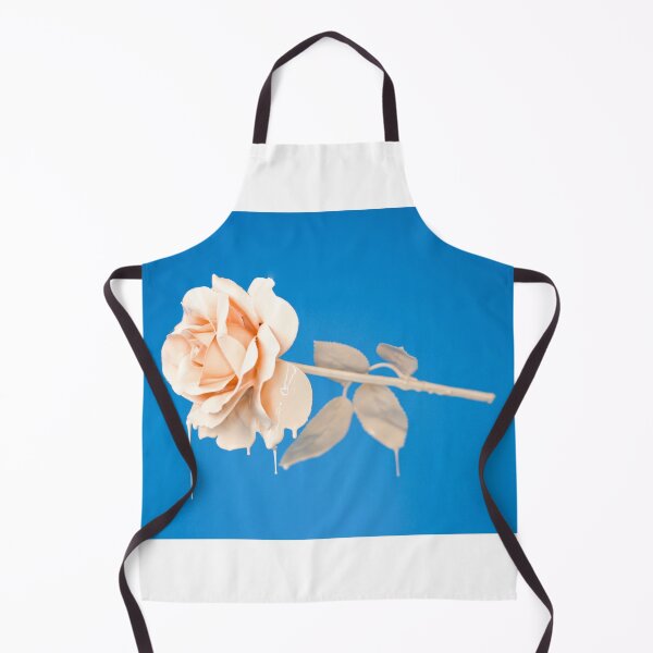Item preview, Liquid Rose Flower Painting, Blue Background  designed and sold by newburyboutique.