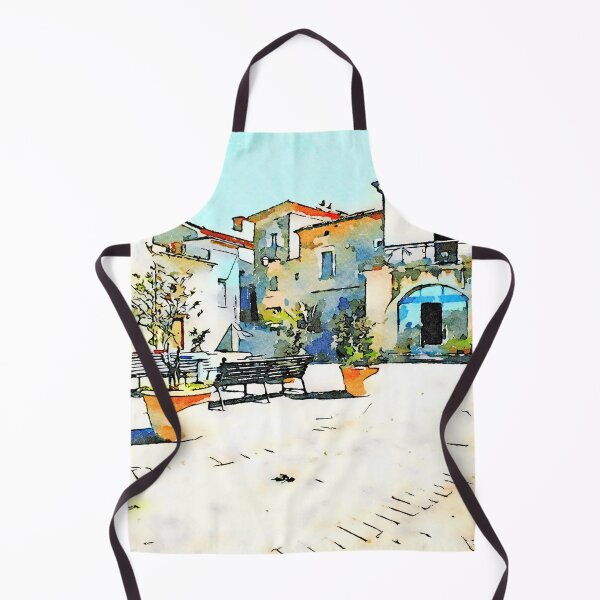 Item preview, Square and building with arcade of the Laureana Cilento designed and sold by Giuseppe Cocco.