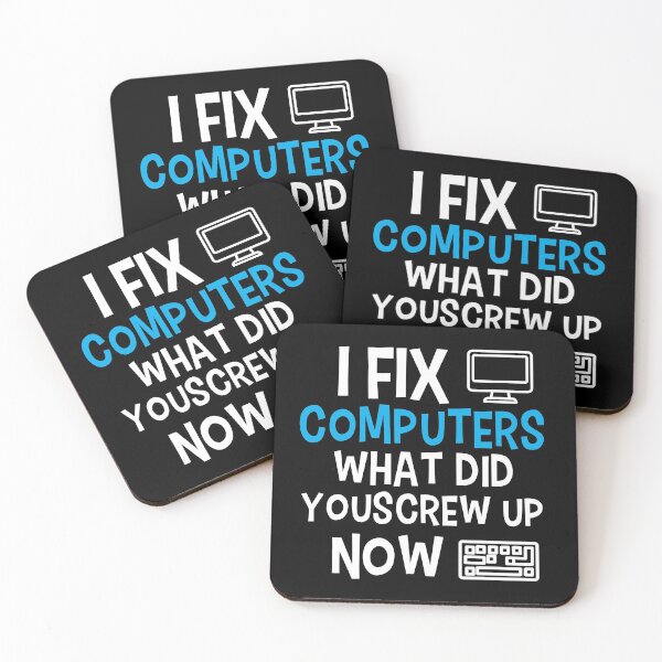 Item preview, I fix computers what did you screw up now, Great gift for IT, computer repair designed and sold by Mostik Vipo.