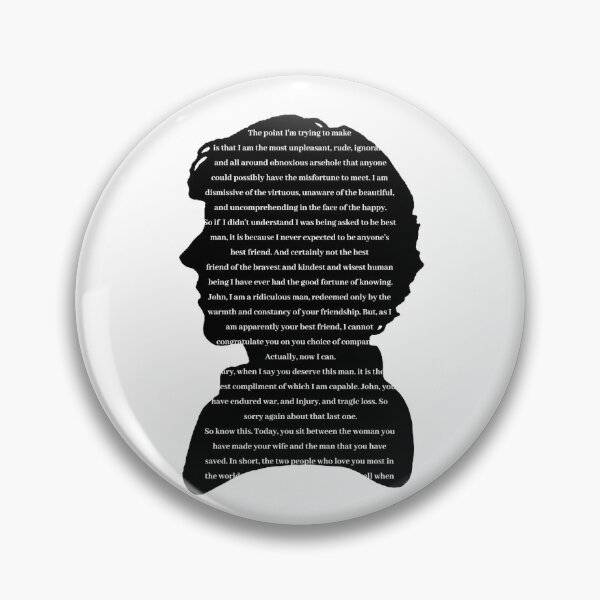 Item preview, Sherlock- Discurso de boda designed and sold by MarvelShipQueen.