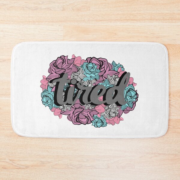Item preview, Tired, exhausted floral art design funny designed and sold by Kaitlynn Perry.