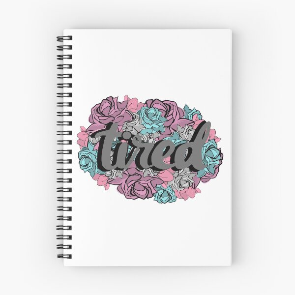 Item preview, Tired, exhausted floral art design funny designed and sold by Kaitlynn Perry.