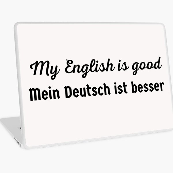 Englisch Laptop Skins Redbubble