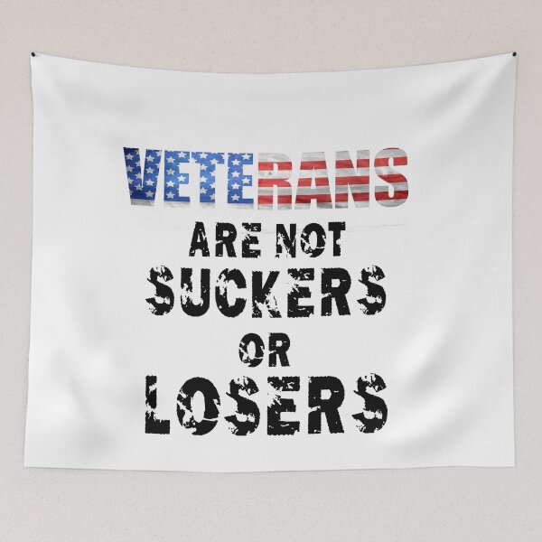 Item preview, Veterans Are Not Suckers or Losers Joe Biden 2020 designed and sold by Andrea Lina.