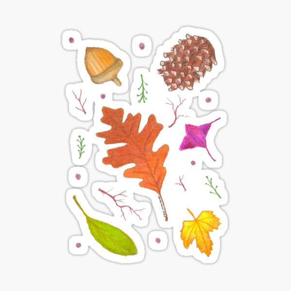 Fall Feelings Sticker