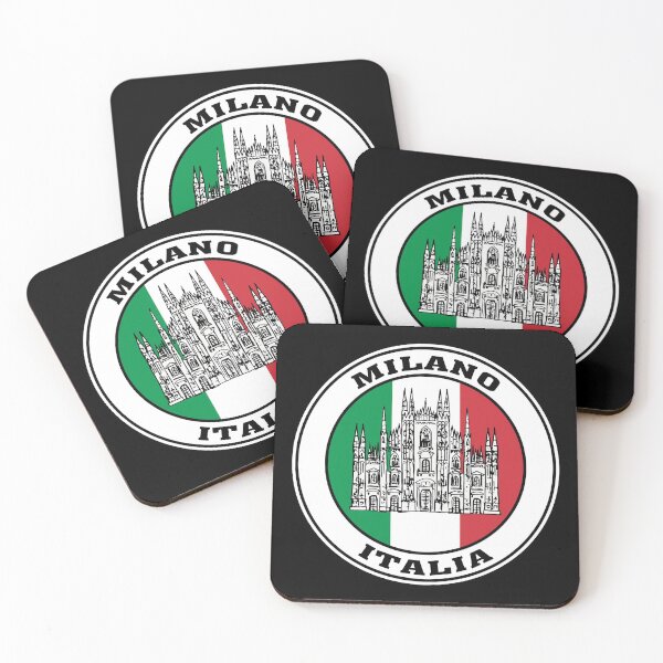 Item preview, Milano Italia Travel Souvenir Italian Flag Sticker Milan Italy Badge designed and sold by TeeHome.