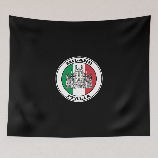 Item preview, Milano Italia Travel Souvenir Italian Flag Sticker Milan Italy Badge designed and sold by TeeHome.