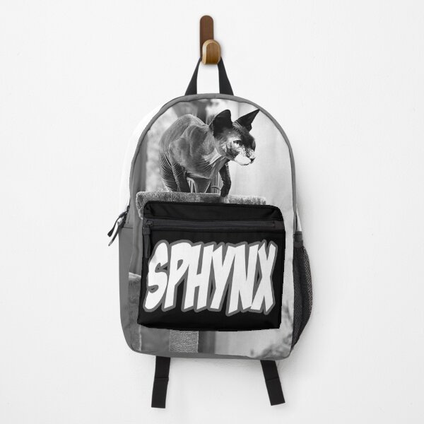 Item preview, Black and White Watching Sphynx - Hairless Cat designed and sold by SMilllar.
