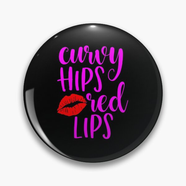 Item preview, Curvy hips, red lips Sassy Quote designed and sold by enigma3a.