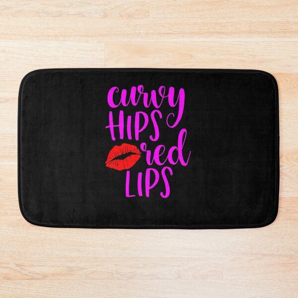 Item preview, Curvy hips, red lips Sassy Quote designed and sold by enigma3a.