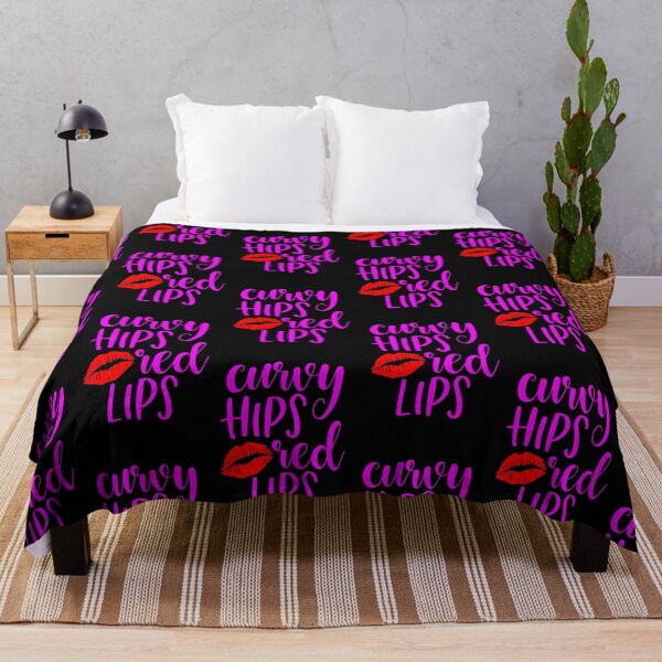 Item preview, Curvy hips, red lips Sassy Quote designed and sold by enigma3a.