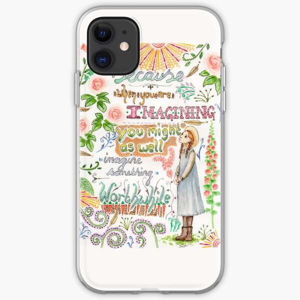 Cita de Anne of Green Gables Funda blanda para iPhone