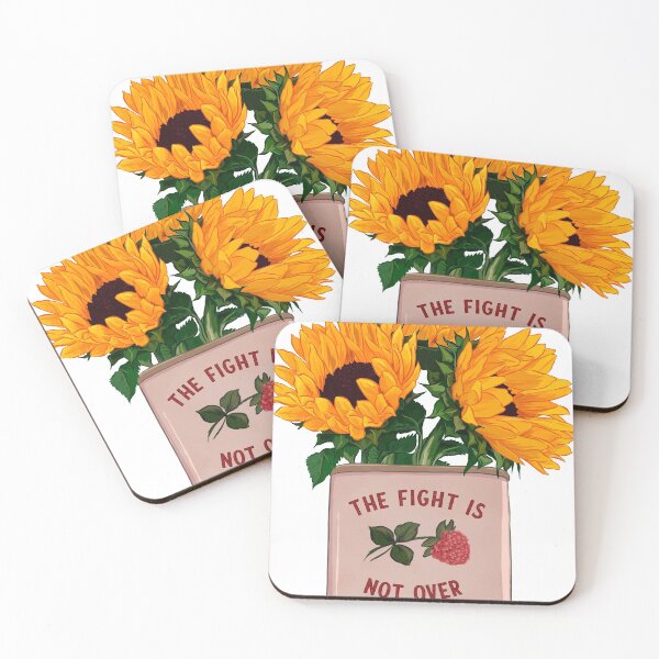 Item preview, The Fight Is Not Over designed and sold by fabfeminist.