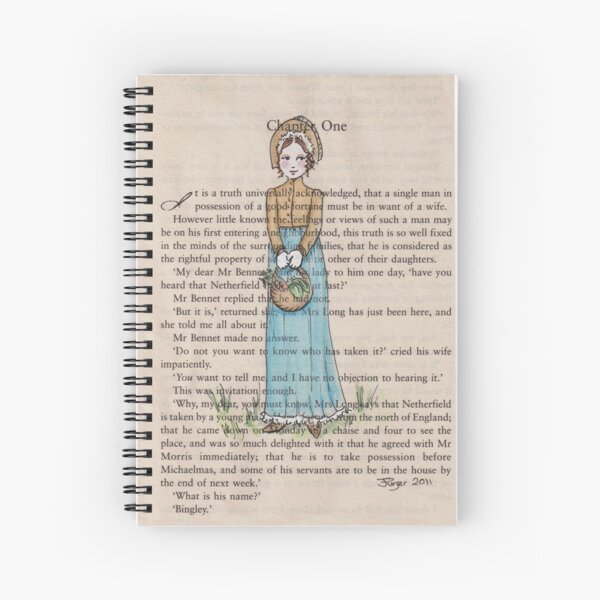 Item preview, Pride and Prejudice chapter one. Elizabeth Bennet designed and sold by Jess Purser.