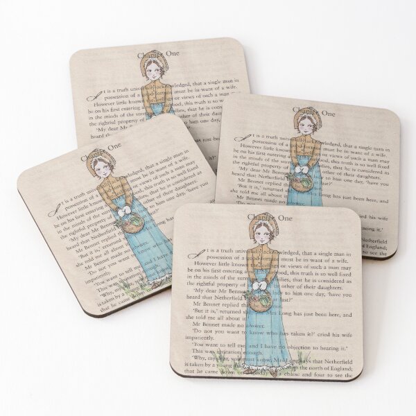 Item preview, Pride and Prejudice chapter one. Elizabeth Bennet designed and sold by Jess Purser.