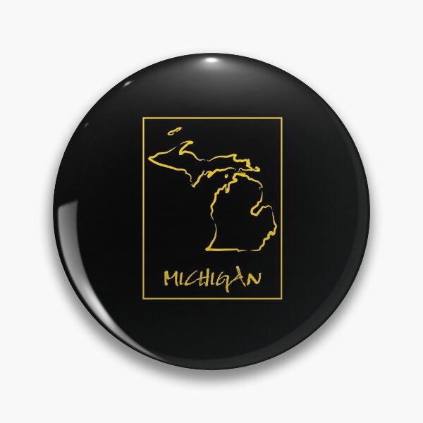 Item preview, Michigan Map designed and sold by VibrantGifts.