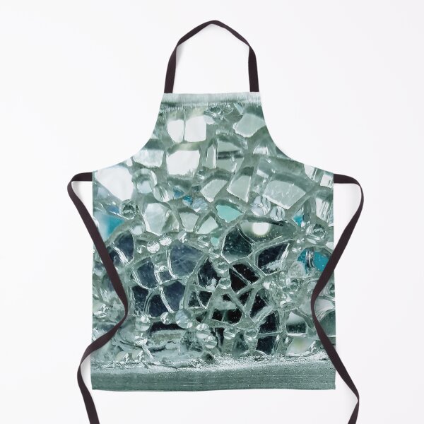 Item preview, Photographic Image of Icy Blue Mirror and Glass Mosaic designed and sold by CrazyCraftLady.
