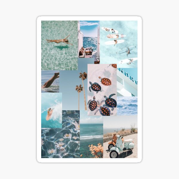 25SS新作【MARITHE】SUMMER BEACH COLLAGE GRAPHIC HALF TEE SUMMER BEACH COLLAGE GRAPHIC HALF TEE white - MARITHE