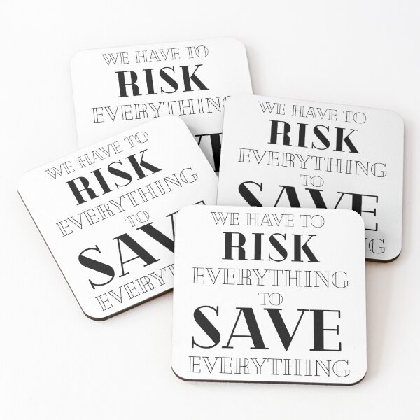 Item preview, The Umbrella Academy-Inspired "Risk Everything" designed and sold by mulberrydragon.